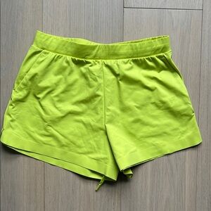 Uniqlo Neon Green Women's Athletic Shorts